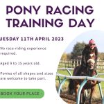 Pony racing training at the national horseracing college